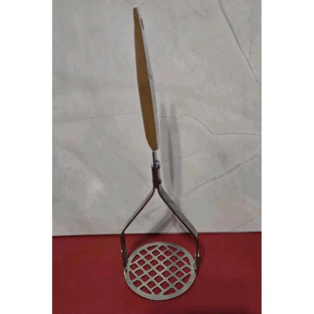 Masterpiece Masher Kitchen Tool Stainless Steel With A Cherry Blossom Pattern